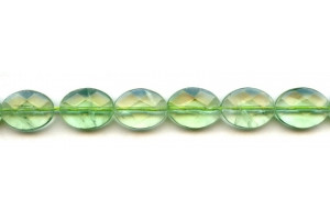 12x Faceted Flat Oval