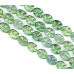 118-1063 Green Fluorite <br>18x25 Waved Flat Oval