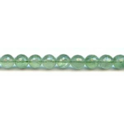 Green Fluorite 12mm Faceted Round