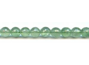 Green Fluorite 12mm Faceted Round