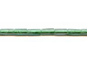 Green Fluorite 6x13-15 6-Sided Tube