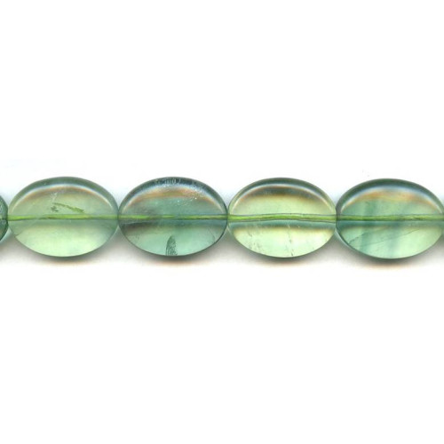 118-1169 Green Fluorite <br>18x25 Flat Oval