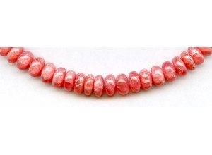 Rhodochrosite 10mm Rondell