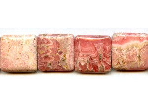 Rhodochrosite 25x25 Flat Square