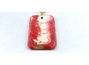 Rhodochrosite 38x33 Pendant