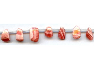 Rhodochrosite 10-16x Nugget Drop