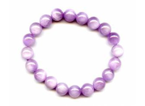 Kunzite 10mm Round Bracelet