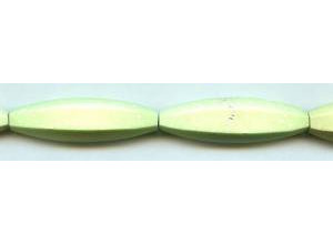 Lemon Chrysoprase 14x40 Hexagon Oval Rice