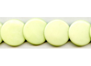 Lemon Chrysoprase 30mm Lentil