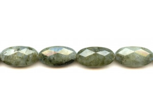 Labradorite 13x25 Faceted Flat Oval