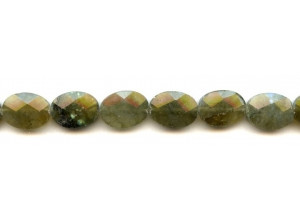 Labradorite 13x18 Faceted Flat Oval