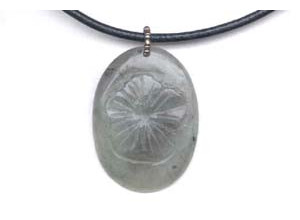 Labradorite 36x50 Carved Oval Pendant