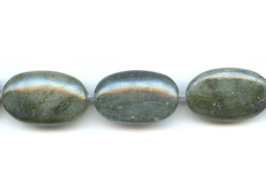 Labradorite 20x32 Flat Oval Pebble