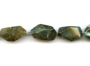 Labradorite 14-20x Faceted Flat Nugget