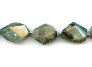 Labradorite 14-22x Faceted Flat Nugget