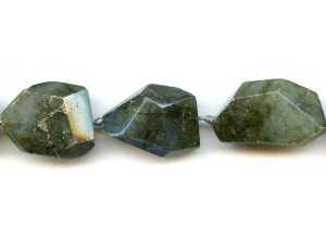 Labradorite 20-25x  Faceted Flat Nugget