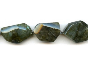 Labradorite 20-28x Faceted Flat Nugget