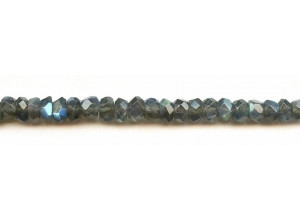 Labradorite 7mm Faceted Rondell