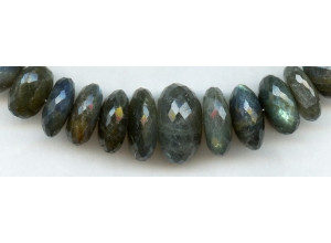 Labradorite 10-24x Faceted Rondell