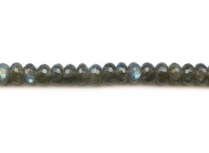 Labradorite 10mm Faceted Rondell