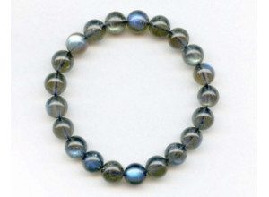 Labradorite 9mm Round Bracelet