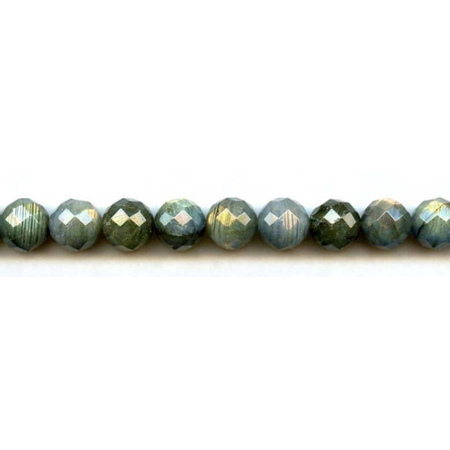 123-2124 Labradorite <br>12mm Faceted Round