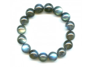 Labradorite 14mm Round Bracelet