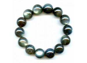 Labradorite 17mm Round Bracelet