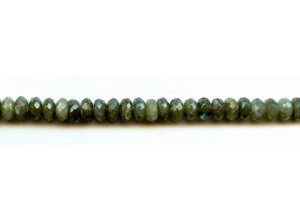 Labradorite 8mm Faceted Rondell