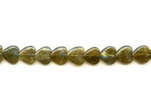 Labradorite 12mm Heart