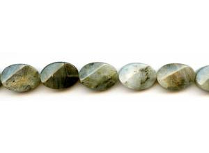 Labradorite 13x18 Faceted Twisted Oval