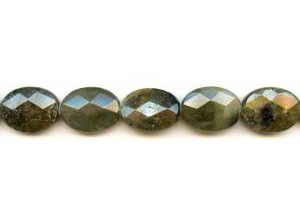 Labradorite 15x20 Faceted Flat Oval