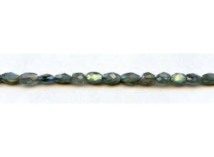 Labradorite 5x7 Faceted Flat Oval