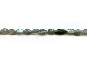 Labradorite 6x7-9 Faceted Flat Oval