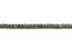 Labradorite 6mm Faceted Rondell