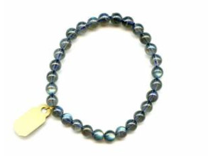 Labradorite 6mm Round Bracelet