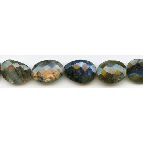 L4193-001D Labradorite <br>16-20x Faceted Slab