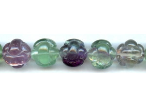 Fluorite 20mm Knotted Ball