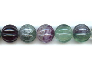 Fluorite 20mm Corrugated Ball