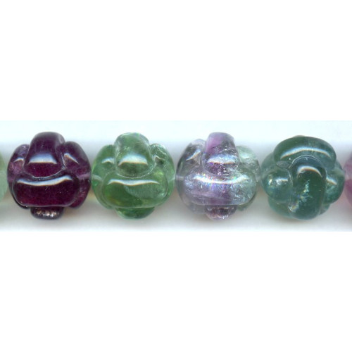 124-1156 Fluorite <br>25mm Knotted Ball