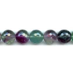 Fluorite 20mm Faceted Round