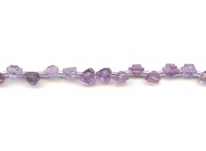 Purple Fluorite 7mm Flower