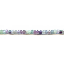 Fluorite 6-7mm Faceted Rondell