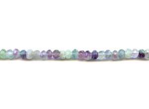 Fluorite 6-7mm Faceted Rondell