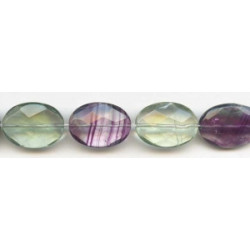 Fluorite 18x25 Faceted Flat Oval