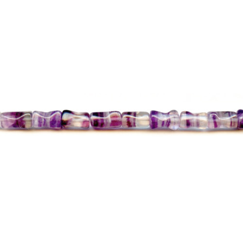 124-1522 Fluorite <br>6x12 Bone Tube