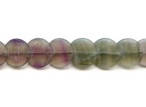 Fluorite 20mm Lentil