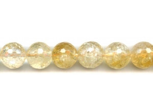 Citrine 18mm Faceted Round