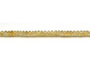 Citrine 6mm Faceted Rondell