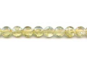 Citrine 11-12mm Faceted Coin